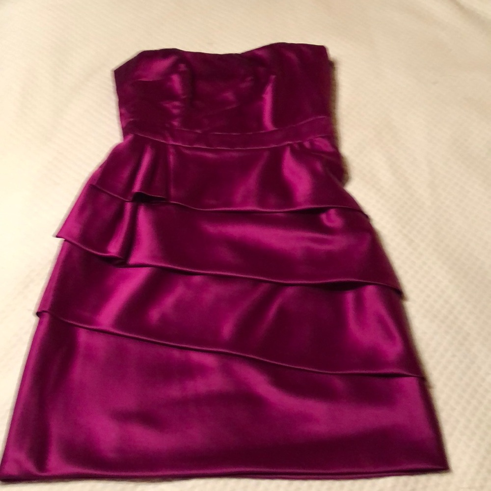 After Six Strapless Sweetheart Mini Dress